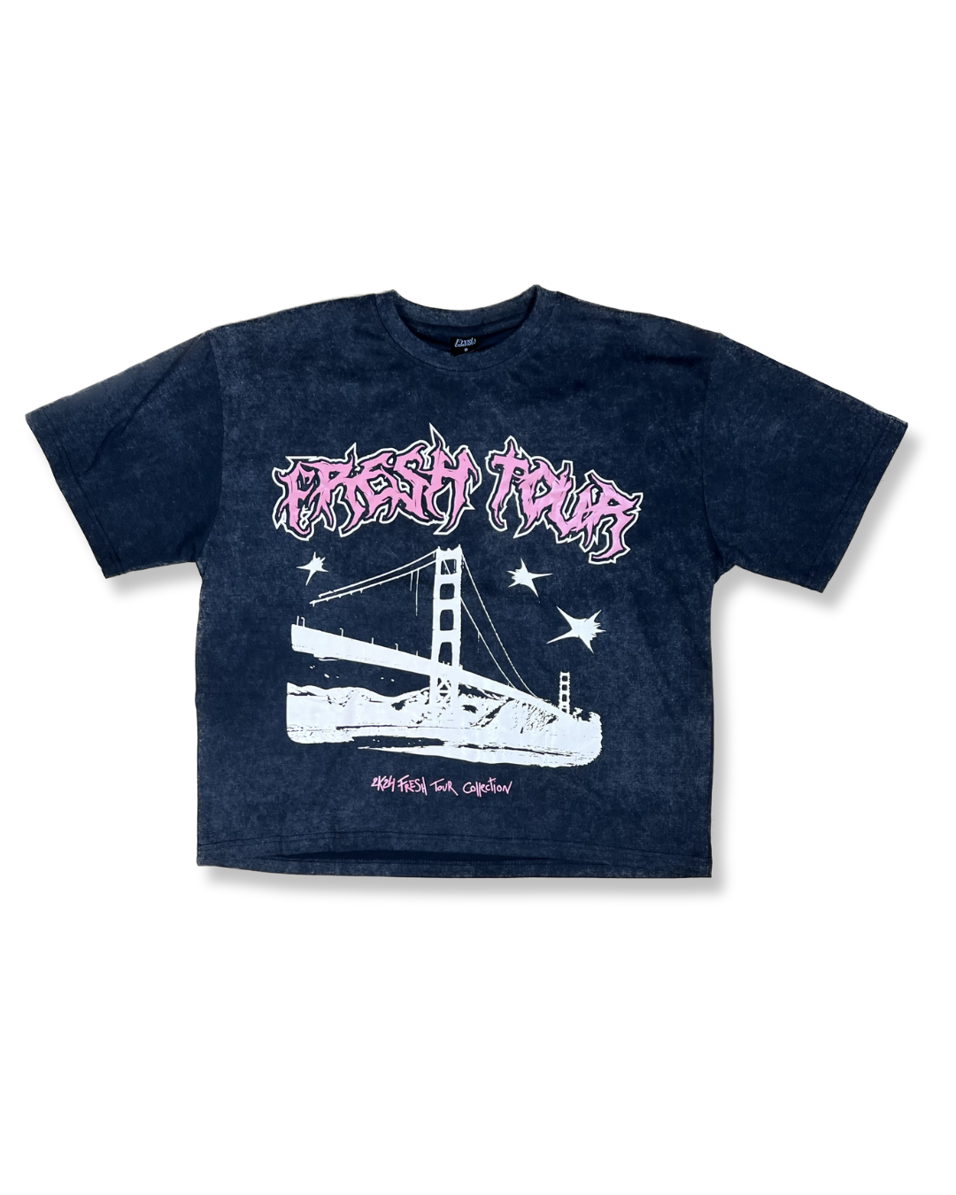 CAMISETA FRESH TOUR PUENTE + OSCURO DESGASTADO