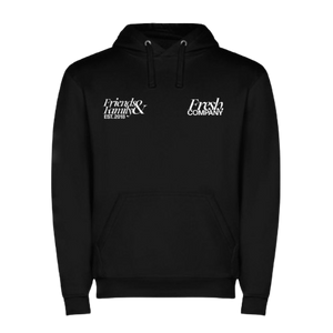 FRIENDS AND FAMILY BLACK HOODIE