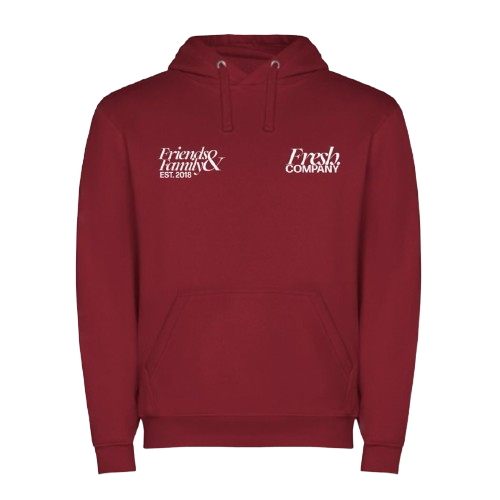 FRIENDS AND FAMILY GARNET HOODIE