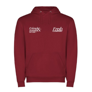 FRIENDS AND FAMILY GARNET HOODIE