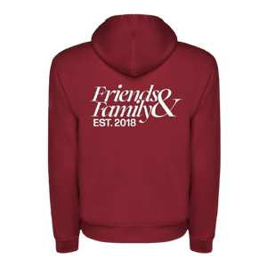 FRIENDS AND FAMILY GARNET HOODIE