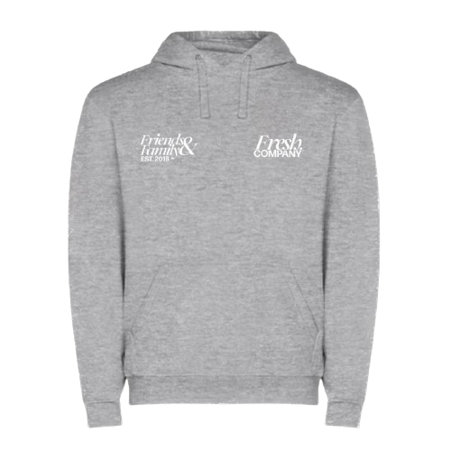 FRIENDS AND FAMILY GREY HOODIE